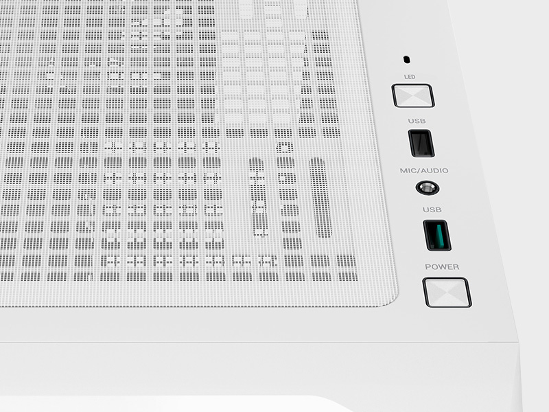 DeepCool CC560 WH V2 Mid-Tower ATX PC Case